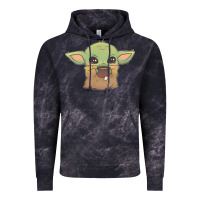 Cloud Black Baby yoda Vintage Hoodie - StudioElite