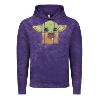 Cloud Purple Baby yoda Vintage Hoodie - StudioElite