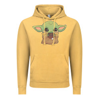 Vintage Mustard Baby yoda Vintage Hoodie - StudioElite