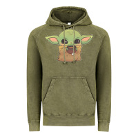 Baby Yoda Vintage Hoodie | Teevron