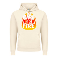 Vintage Artic This Girl Is On Fire Fierce Lady Woman Power Go Girls Fiery Vintage Hoodie - StudioElite
