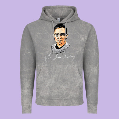 Rbg Ruth Bader Ginsburg Feminist T Shirt   Signature Art Vintage Hoodie Designed By Studioelite
