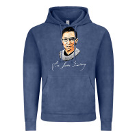 Vintage Denim rbg ruth bader ginsburg feminist t shirt   signature art Vintage Hoodie - StudioElite