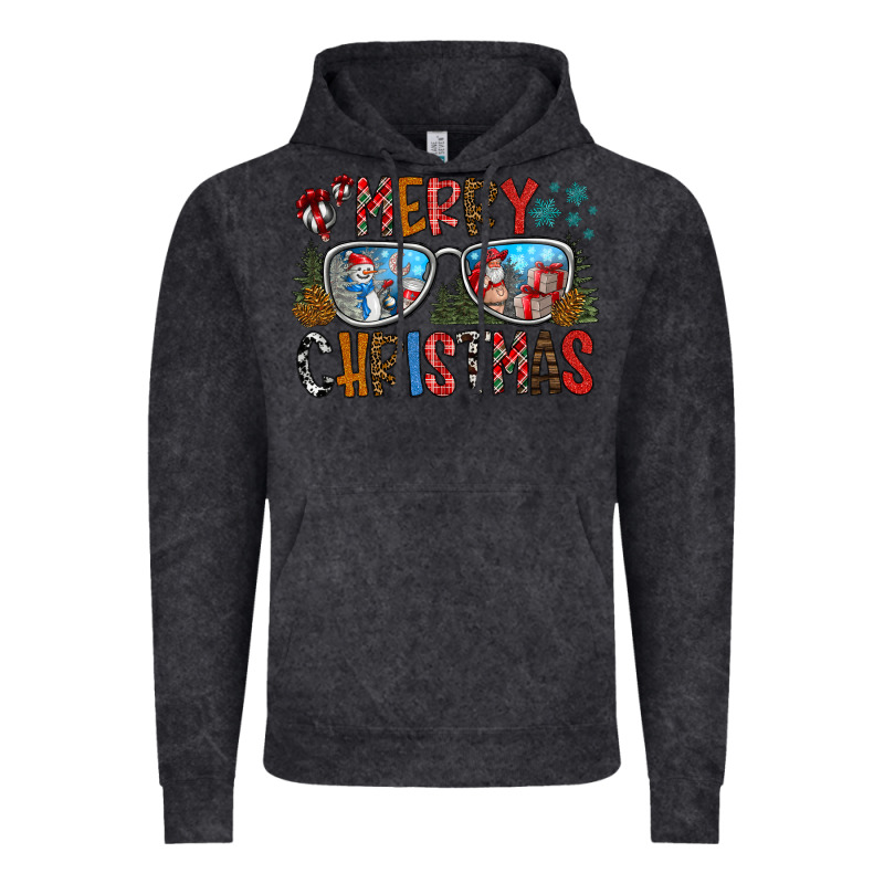Merry Christmas Vintage Hoodie by CowhideDigitalArt | Teevron