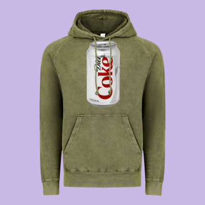 Diet Cola Vintage Hoodie Designed By Studioelite