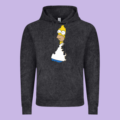 Homer In Hedges Classic Vintage Hoodie Designed By Studioelite