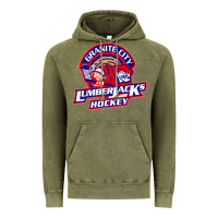 Vintage Olive granite city lumberjacks hockey Vintage Hoodie - StudioElite