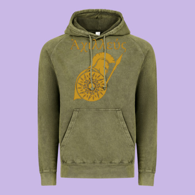 Achilles Son Of Peleus Vintage Hoodie Designed By Studioelite