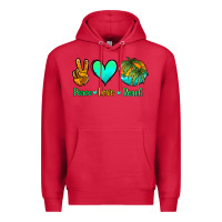 Cardinal peace love beach Premium Hoodie - Jasminsmagicworld