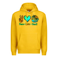Lemon peace love beach Premium Hoodie - Jasminsmagicworld