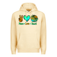 Pina Colada peace love beach Premium Hoodie - Jasminsmagicworld