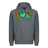 Rock peace love beach Premium Hoodie - Jasminsmagicworld