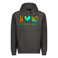 Smoke peace love beach Premium Hoodie - Jasminsmagicworld