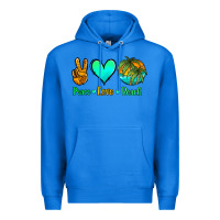 True Royal peace love beach Premium Hoodie - Jasminsmagicworld