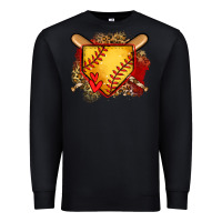 Black softball home plate Premium Sweatshirt - Jasminsmagicworld