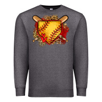 Charcoal Heather softball home plate Premium Sweatshirt - Jasminsmagicworld