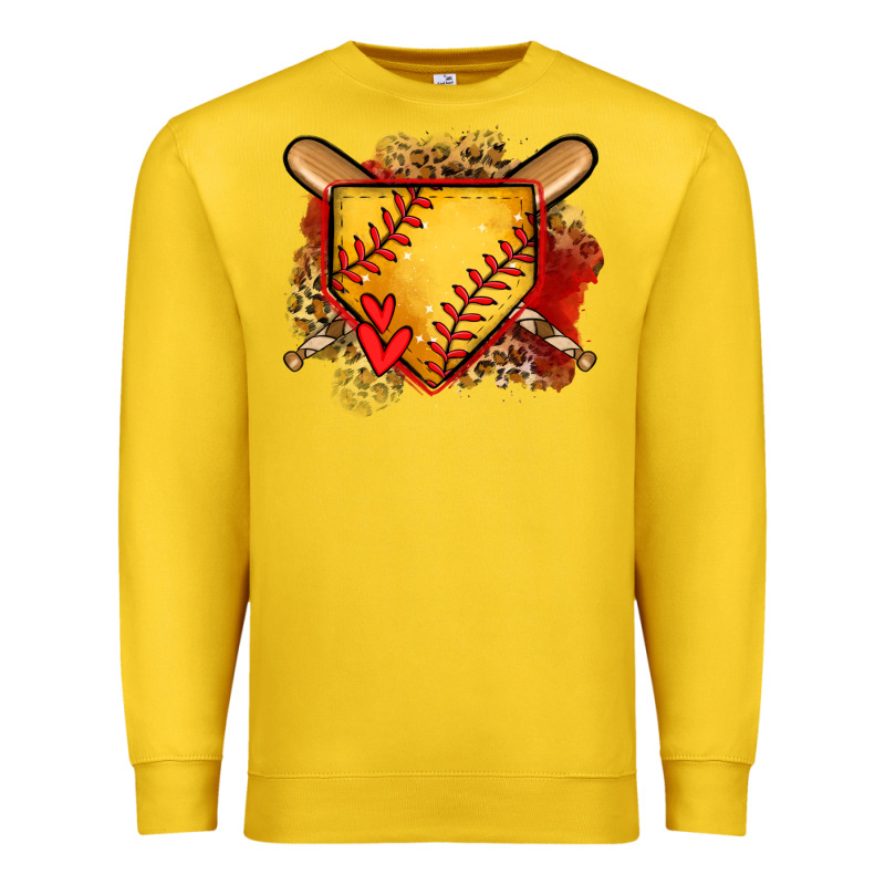 Softball Home Plate Premium Sweatshirt by Jasminsmagicworld | Teevron