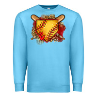 Ocean Blue softball home plate Premium Sweatshirt - Jasminsmagicworld