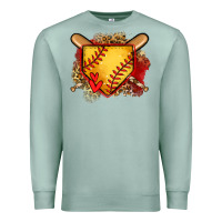Seafoam softball home plate Premium Sweatshirt - Jasminsmagicworld