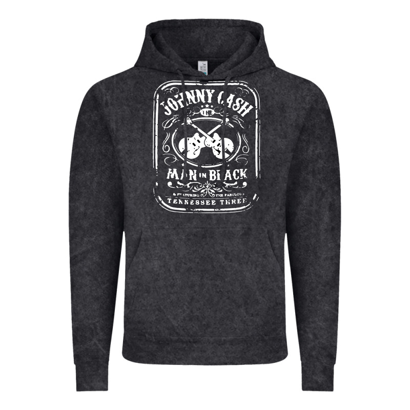 Johnny Cash Man In Black Vintage Hoodie by StudioElite | Teevron