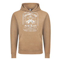 Vintage Coffee johnny cash man in black Vintage Hoodie - StudioElite