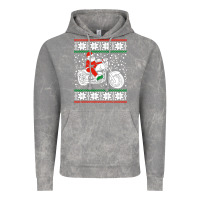 Cloud Rock santa ridin motocycle Vintage Hoodie - StudioElite