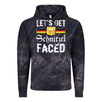 Cloud Black lets get schnitzel faced men women vintage oktoberfest t shirt Vintage Hoodie - StudioElite