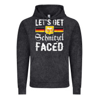 Vintage Black lets get schnitzel faced men women vintage oktoberfest t shirt Vintage Hoodie - StudioElite