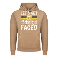 Vintage Coffee lets get schnitzel faced men women vintage oktoberfest t shirt Vintage Hoodie - StudioElite