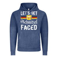 Vintage Denim lets get schnitzel faced men women vintage oktoberfest t shirt Vintage Hoodie - StudioElite