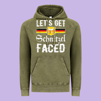 Lets Get Schnitzel Faced Men Women Vintage Oktoberfest T Shirt Vintage Hoodie Designed By Studioelite