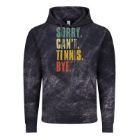 Cloud Black sorry can't tennis bye funny vintage retro tennis player t shirt Vintage Hoodie - StudioElite