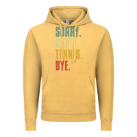 Vintage Mustard sorry can't tennis bye funny vintage retro tennis player t shirt Vintage Hoodie - StudioElite