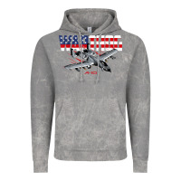 Cloud Rock Military Airplane A-10 Warthog American Flag Vintage Hoodie - StudioElite