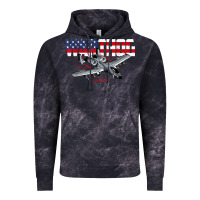Cloud Black Military Airplane A-10 Warthog American Flag Vintage Hoodie - StudioElite