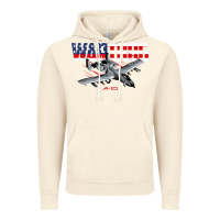 Vintage Artic Military Airplane A-10 Warthog American Flag Vintage Hoodie - StudioElite