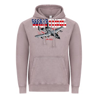 Vintage Zinc Military Airplane A-10 Warthog American Flag Vintage Hoodie - StudioElite