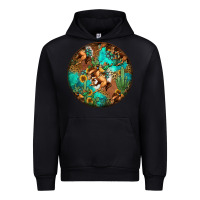 Black western pattern circle Urban Hoodie - Jasminsmagicworld