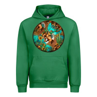 Emerald western pattern circle Urban Hoodie - Jasminsmagicworld
