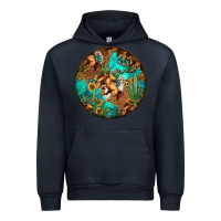 Navy western pattern circle Urban Hoodie - Jasminsmagicworld