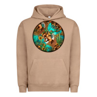 Pigment Burro western pattern circle Urban Hoodie - Jasminsmagicworld