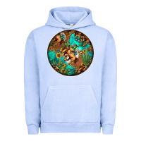 Pigment Grape Ice western pattern circle Urban Hoodie - Jasminsmagicworld