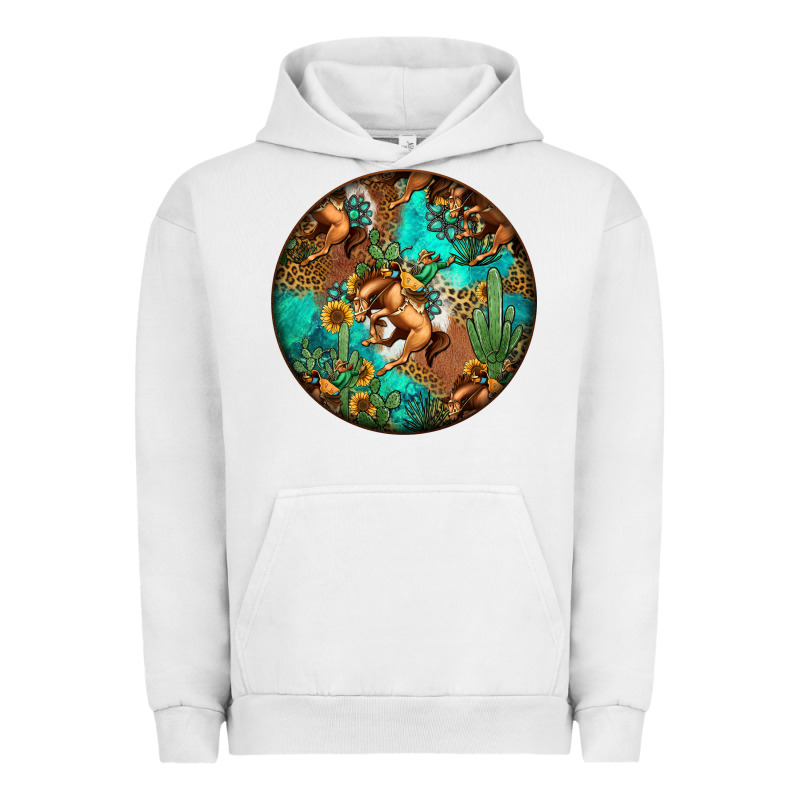 Western Pattern Circle Urban Hoodie by Jasminsmagicworld | Teevron