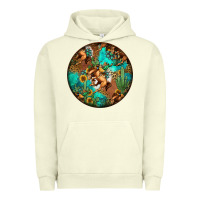 Pigment Pistachio western pattern circle Urban Hoodie - Jasminsmagicworld