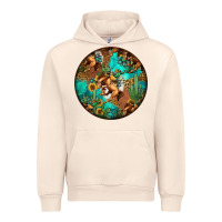 Sandshell western pattern circle Urban Hoodie - Jasminsmagicworld