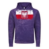 Cloud Purple poland polska flag vintage  men women kids  poland t shirt Vintage Hoodie - StudioElite