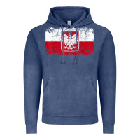 Vintage Denim poland polska flag vintage  men women kids  poland t shirt Vintage Hoodie - StudioElite