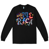 Black America Long Sleeve Tee - CowhideDigitalArt