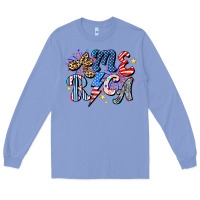 Colony Blue America Long Sleeve Tee - CowhideDigitalArt