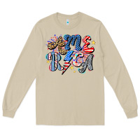 Mushroom America Long Sleeve Tee - CowhideDigitalArt